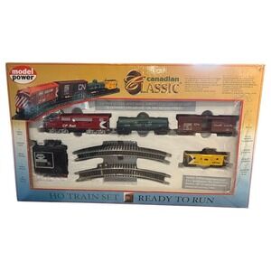 Model Power Canadian Classic HO Train Set No. 1029 CP Rail CN Ready  to Run
